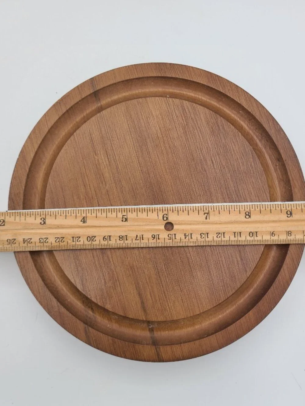 Goodwood Genuine Teak Wood Covered Glass Dome Dessert Cheese Charcuterie Board